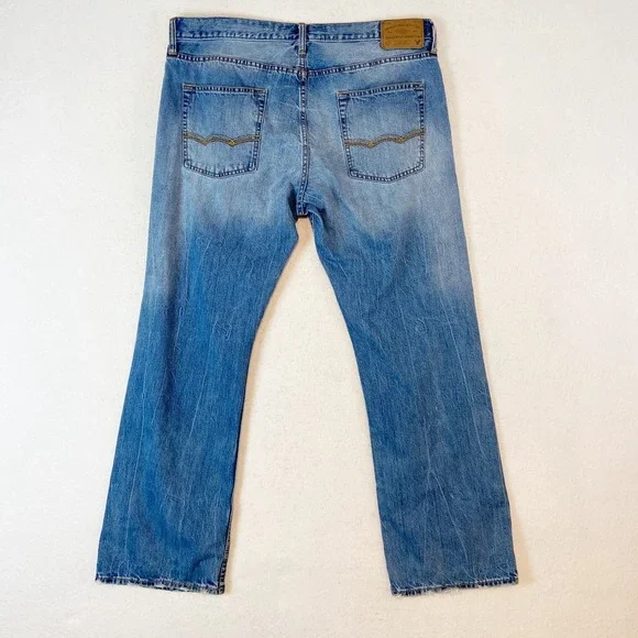 American Eagle Classic Bootcut Jeans Mens 36x32* Y2K 2000s Grunge Indie Denim - Picture 4 of 8